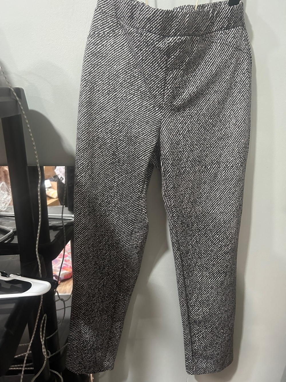 MICHAEL Michael Kors Black and White Patterned Women's Pants